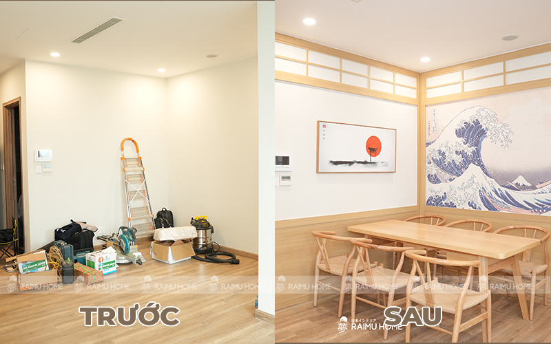 thi công hoàn thiện nội thất căn swan lake onsen ecopark